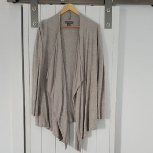 Baefoot Dreams Women's Beige Open Front Cardigan